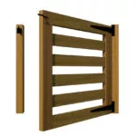 Garden Gates - The Salcombe - rear