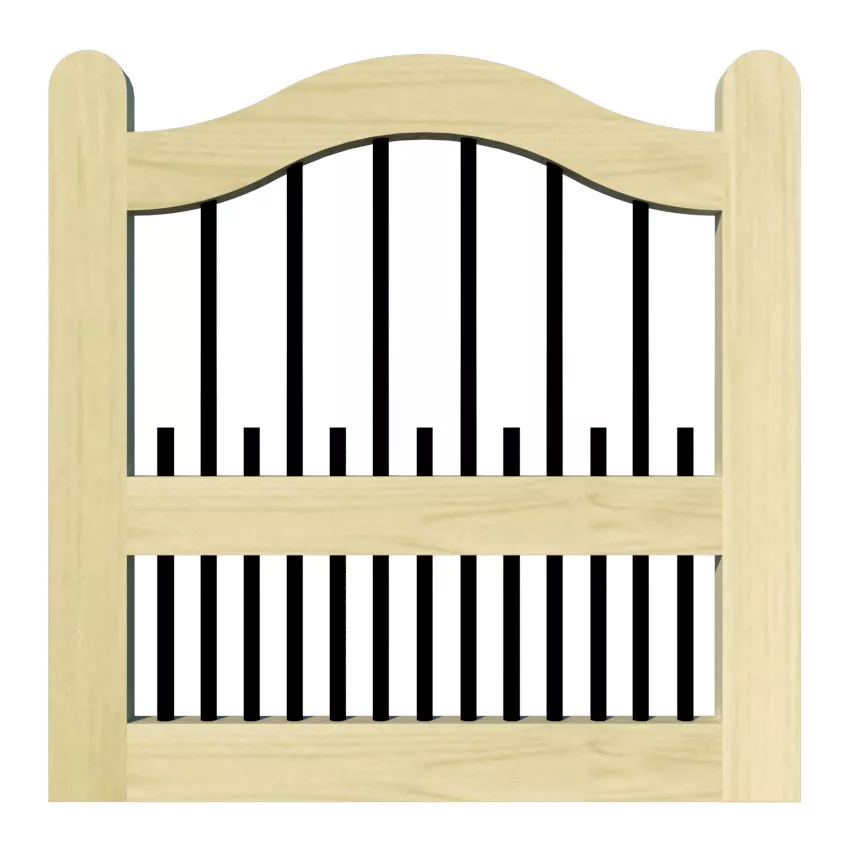 Garden Gates in Softwood Pine - The Brunel