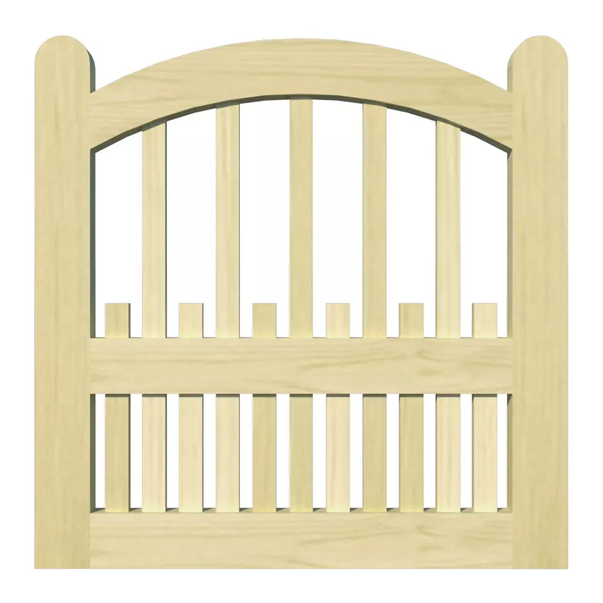 Garden Gates in Softwood Pine - The Lynmouth