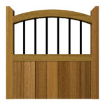 Hardwood Garden Gates - The Woodbridge