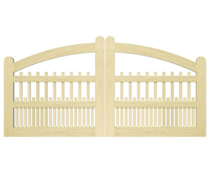 Open Panelled Driveway Gate - The Lynmouth