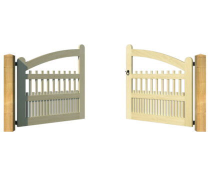 Open Panelled Driveway Gate - The Lynmouth - open