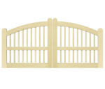 Open Panelled Driveway Gate - The Rye