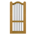 Open Panelled Side Gate - The Bodmin - Hardwood
