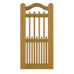 Open Panelled Side Gate - The Dartmouth - Hardwood