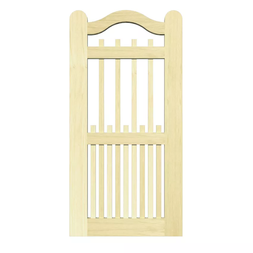 Open Panelled Side Gate - The Dartmouth