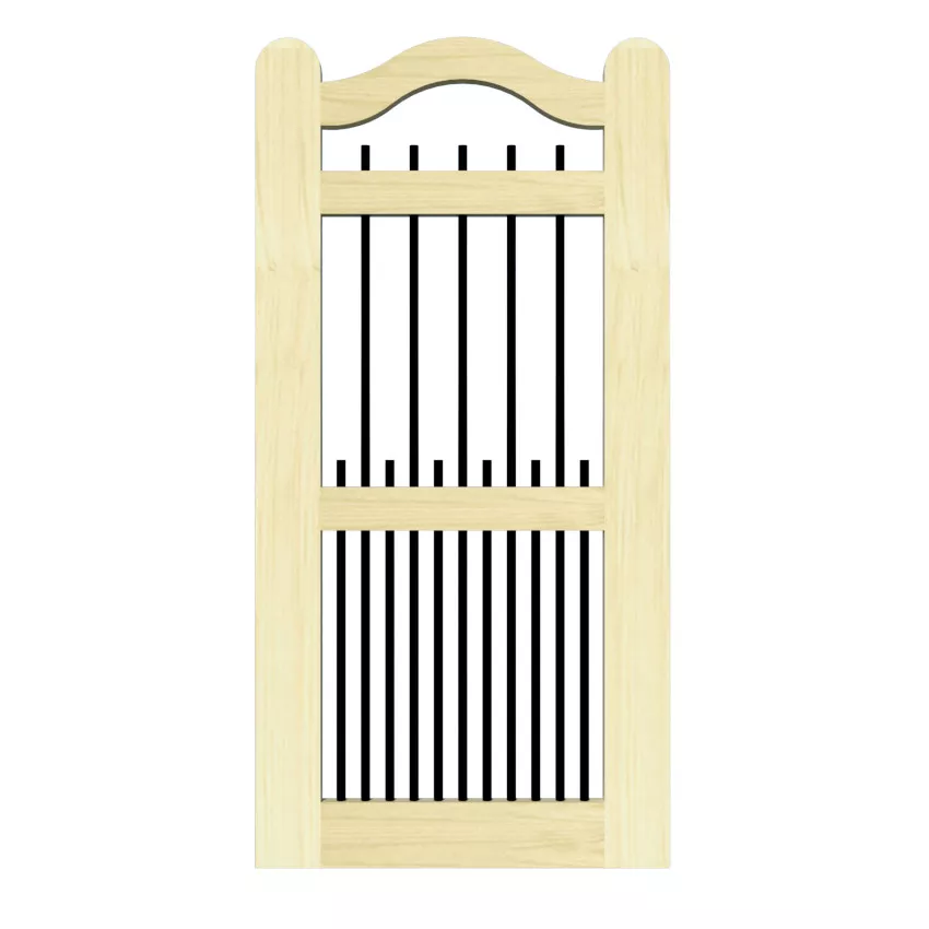 Open Panelled Side Gate - The Harpford