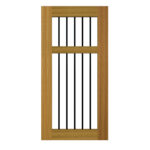 Open Panelled Side Gate - The Kingswear - Hardwood