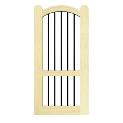 Open Panelled Side Gate - The Ludlow