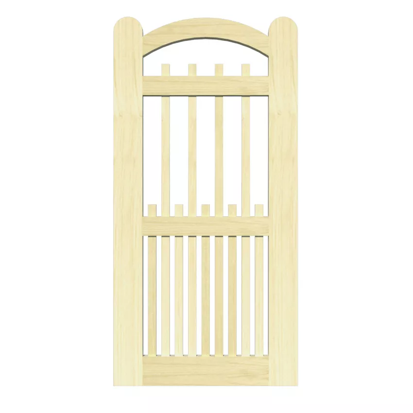 Open Panelled Side Gate - The Lynmouth