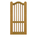 Open Panelled Side Gate - The Padstow - Hardwood