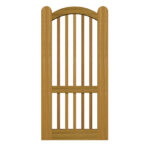 Open Panelled Side Gate - The Rye - Hardwood