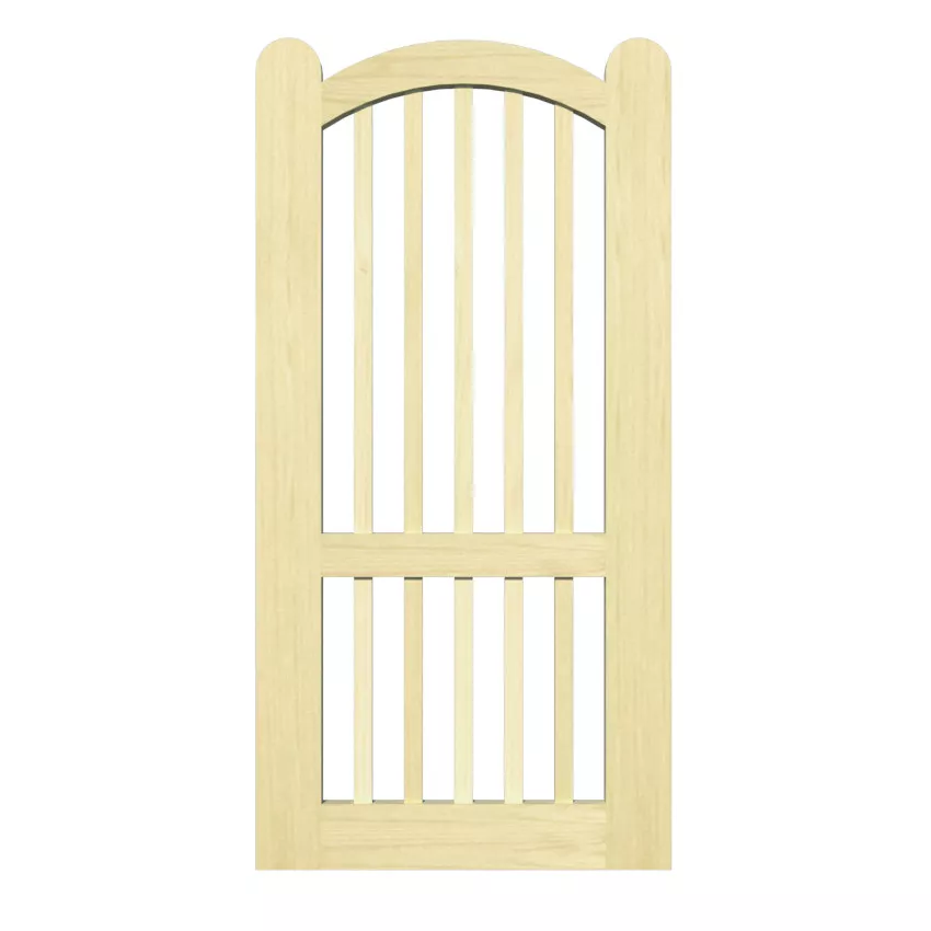 Open Panelled Side Gate - The Rye