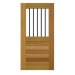 Open Panelled Side Gate - The Torcross - Hardwood