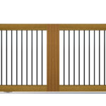 Sliding Gates - Open Panel - Hardwood - The Ivybridge - closed