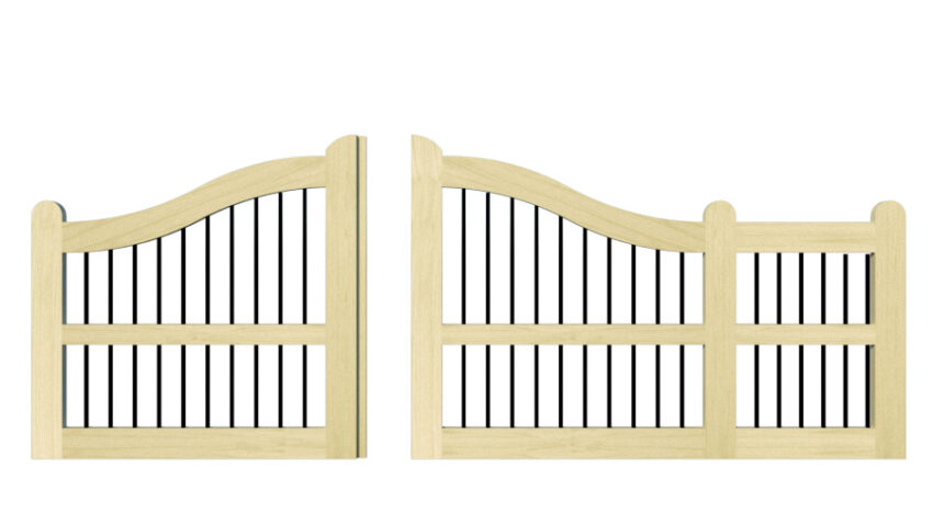 The Bodmin - Open Panelled Sliding Gate - Image 6