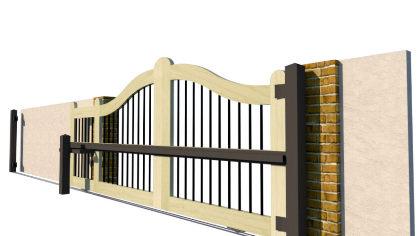 The Bodmin - Open Panelled Sliding Gate - Image 5