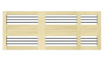 Sliding Gates - Open Panel - Softwood - The Carbis Bay