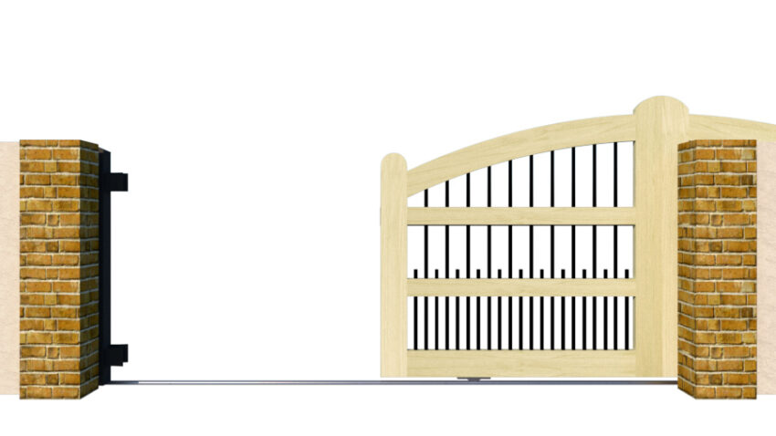 The Clovelly - Open Panelled Sliding Gate - Image 2