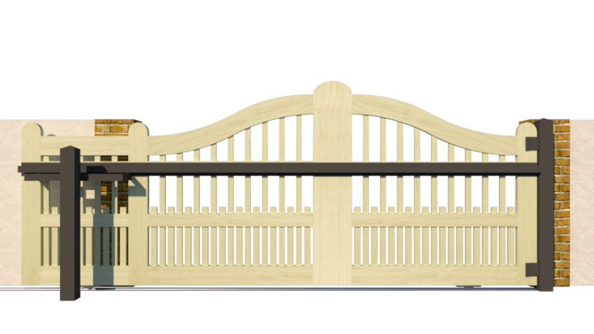 The Dartmouth  - Open Panelled Sliding Gate - Image 4