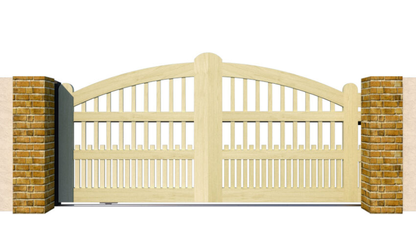 The Lynmouth - Open Panelled Sliding Gate - Image 3