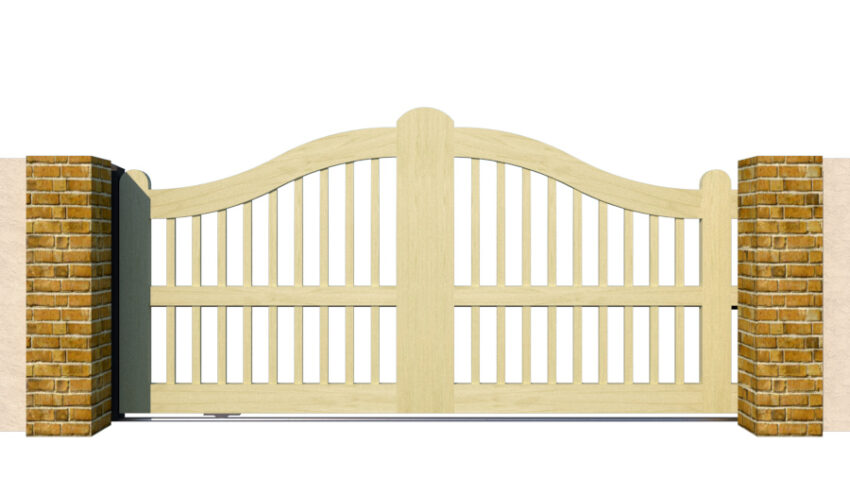 The Padstow - Open Panelled Sliding Gate - Image 3