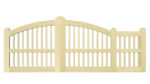 Sliding Gates - Open Panel - Softwood - The Rye