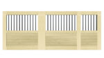 Sliding Gates - Open Panel - Softwood - The Torcross