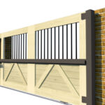 Sliding Gates - Open Panel - Softwood - The Torcross - side