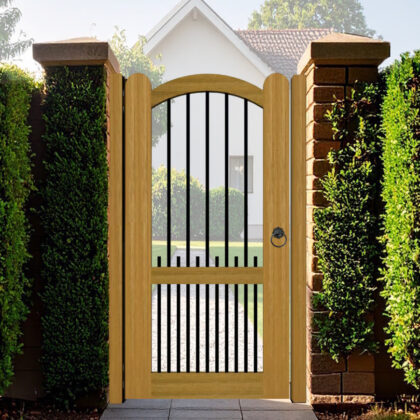 The Bibury Hardwood Side Gate - open panel