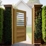 The Kingsbridge Hardwood Side Gate - open panel 1