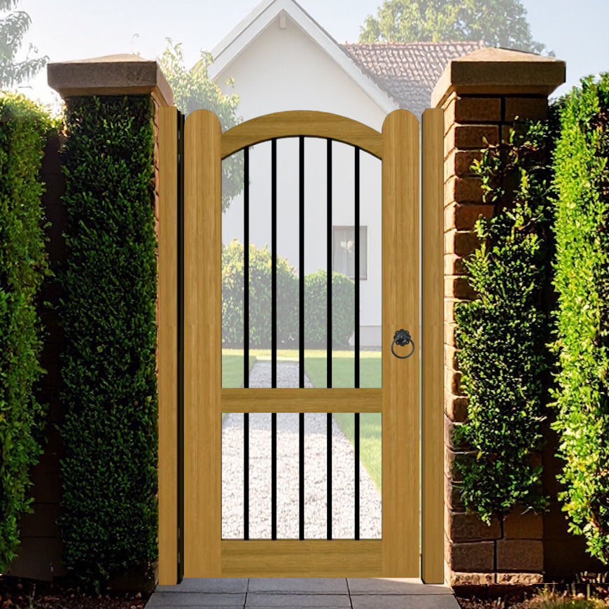 The Ludlow Hardwood Side Gate - open panel