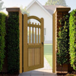 The Lynmouth Hardwood Side Gate - open panel - open