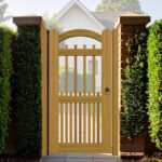 The Lynmouth Hardwood Side Gate - open panel - open