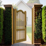 The Padstow Hardwood Side Gate - open panel 1