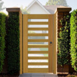 The Salcombe Hardwood Side Gate - open panel