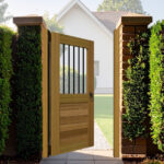 The Torcross Hardwood Side Gate - open panel 1