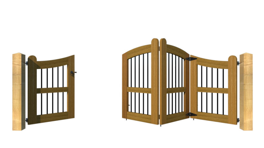 Hardwood Bi-fold Gates, The Bodmin - Image 7