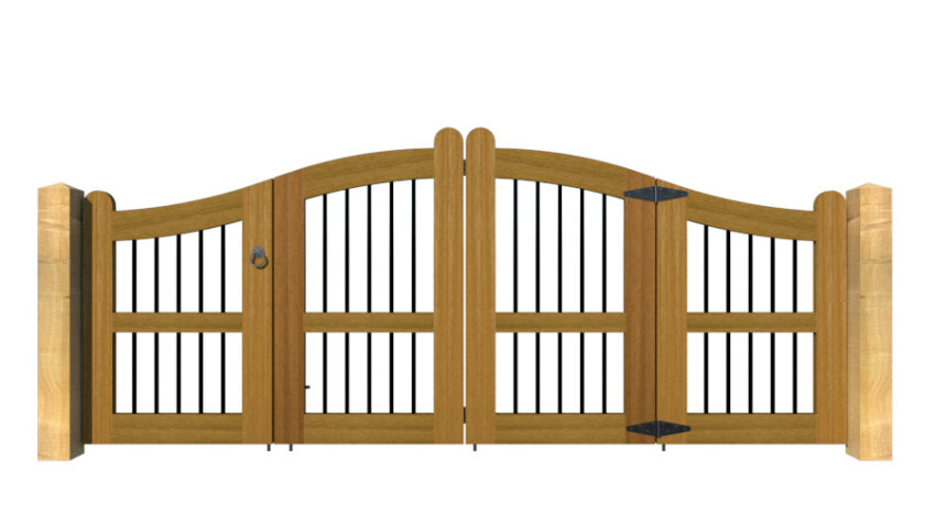 Hardwood Bi-fold Gates, The Bodmin - Image 5