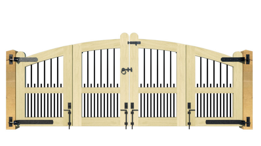 The Bibury - Open Panel Bi-fold Gate - Image 3