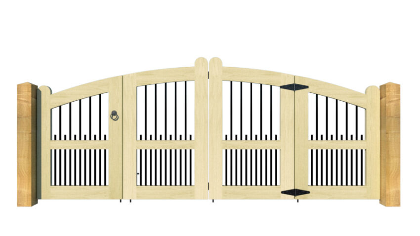 The Bibury - Open Panel Bi-fold Gate - Image 5