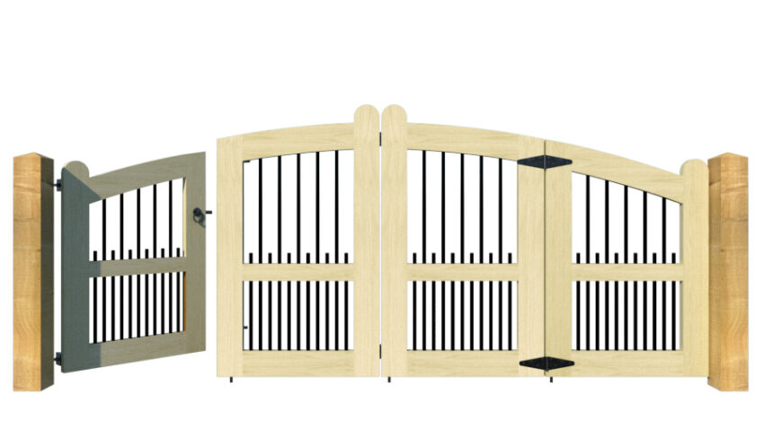 The Bibury - Open Panel Bi-fold Gate - Image 6