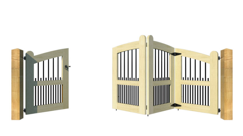 The Bibury - Open Panel Bi-fold Gate - Image 8