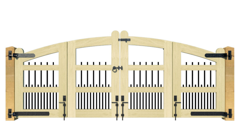 The Clovelly - Open Panel Bi-fold Gate - Image 3
