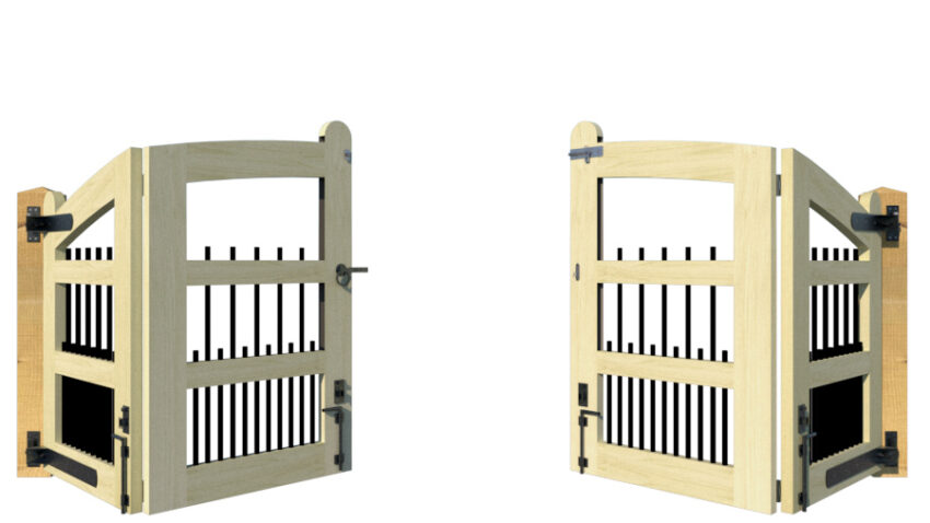 The Clovelly - Open Panel Bi-fold Gate - Image 4