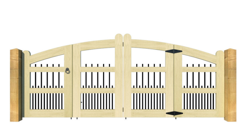 The Clovelly - Open Panel Bi-fold Gate - Image 5