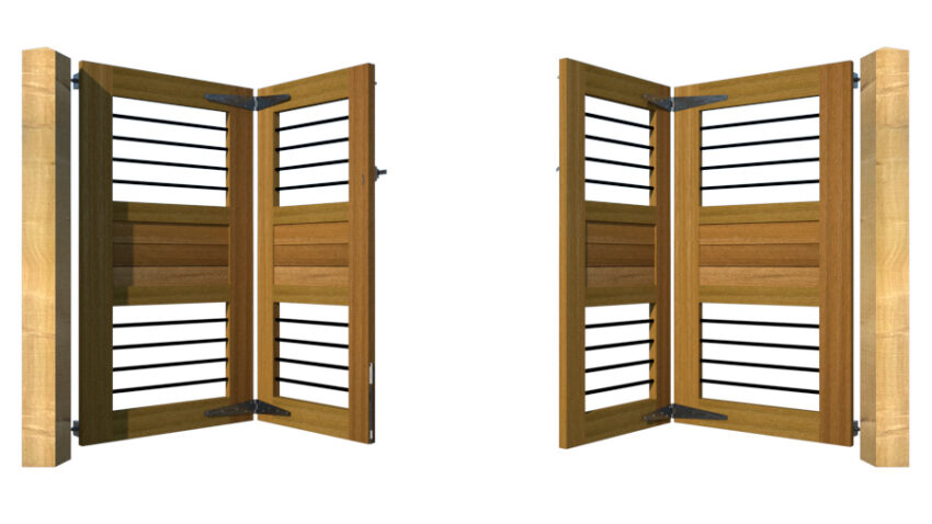 Hardwood Bi-fold Gates, The Carbis Bay - Image 2