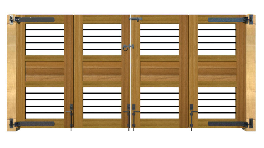 Hardwood Bi-fold Gates, The Carbis Bay - Image 6