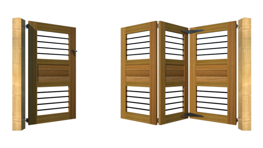 Hardwood Bi-fold Gates, The Carbis Bay - Image 5