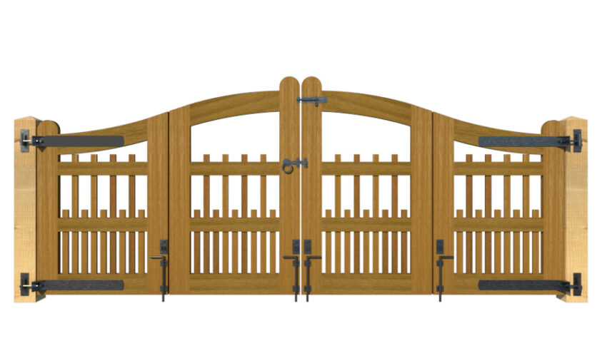 Hardwood Bi-fold Gates, The Dartmouth - Image 3